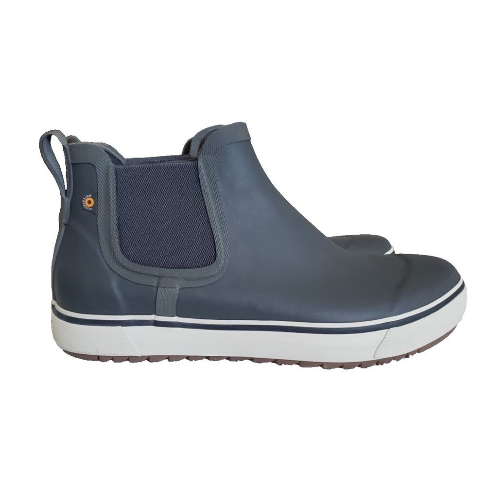 BOGS Kicker Rain II Chelsea Waterproof  Ankle Rain Boots Gray Men's Size 9 NEW